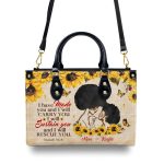 Isaiah 46:4 - Personalized Leather Handbag Mb35