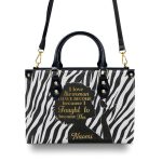 I Love The Woman I Have Become - Personalized Leather Handbag Sb25