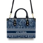 African Culture - Four Seasons - Personalized Leather Handbag Stb115