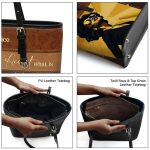 Have Faith In What Will Be - Personalized Leather Totebag