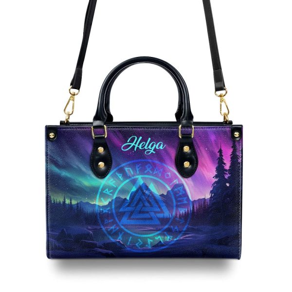Valknut - Personalized Leather Handbag Stb158