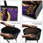 A Beautiful Queen - Personalized Leather Totebag
