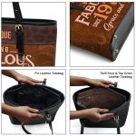 Being Fabulous - Personalized Leather Totebag