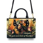 Be Your Own Kind Of Beautiful  - Personalized Leather Hand Bag Stb82