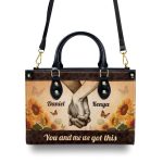 You And Me We Got This - Personalized Leather Handbag Stb187