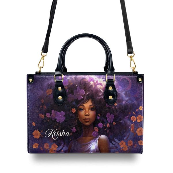 Blooming - Personalized Leather Handbag Mb59
