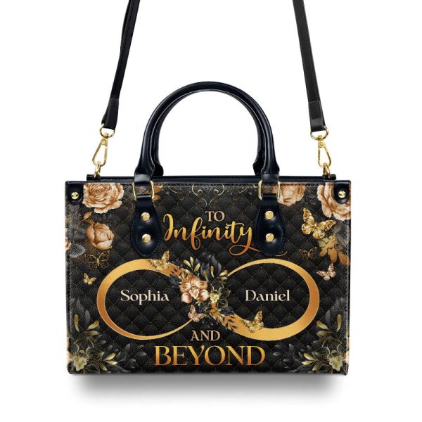 To Infinity And Beyond  - Personalized Leather Handbag Mb71