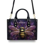 I Am Enough - Bee Personalized Leather Handbag Mb54
