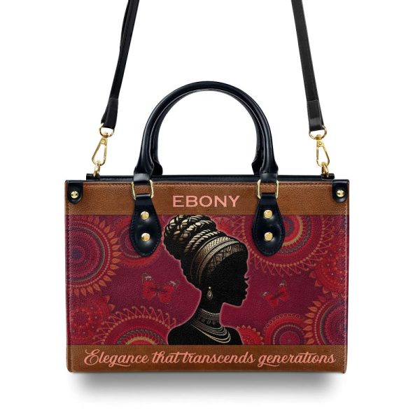 Elegance That Transcends Generations - Personalized Leather Handbag Sb307