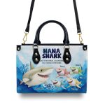 Nana Shark - Personalized Leather Handbag Sb248