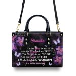 Phenomenal Black Woman - Personalized Leather Hand Bag Stb81
