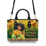 Be You With No Apologies - Personalized Leather Handbag
