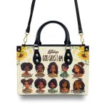 God Says I Am - Personalized Leather Handbag Stb182