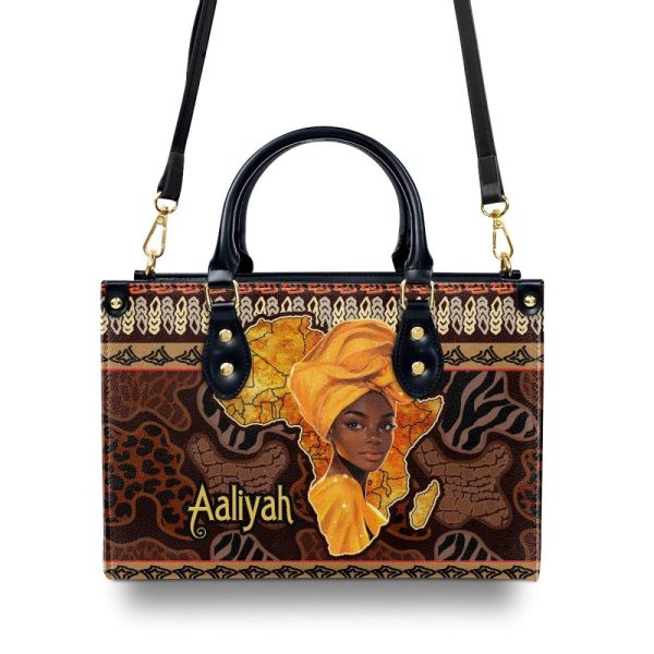 African Heritage  - Personalized Leather Handbag