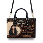 God Is So Much Bigger Than - Personalized Leather Handbag