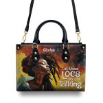 Let These Locs Do The Talking - Personalized Leather Handbag Stb07