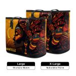 African Culture - Personalized Leather Totebag