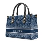 African Culture - Four Seasons - Personalized Leather Handbag Stb115