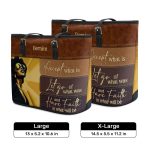 Have Faith In What Will Be - Personalized Leather Totebag