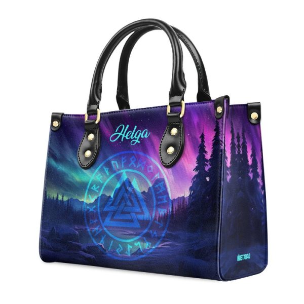 Valknut - Personalized Leather Handbag Stb158