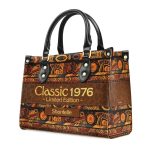 Classic Brown Bag - Personalized Leather Handbag Stb52
