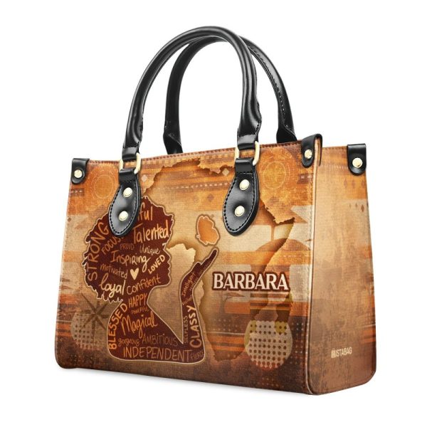 Strong Beautiful Proud Girl - Personalized Leather Handbag Sblhblm2475D
