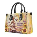 Be Your Own Kind Of Beautiful - Personalized Leather Handbag