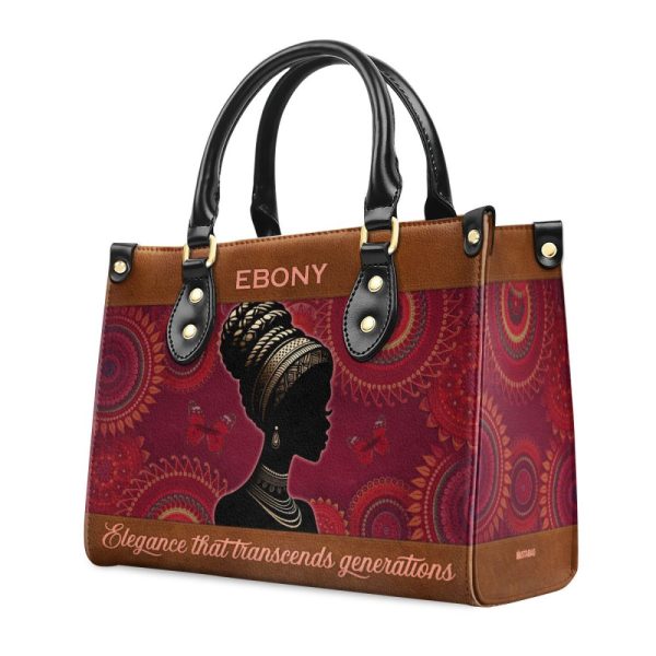 Elegance That Transcends Generations - Personalized Leather Handbag Sb307