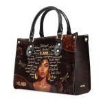 I Am - Personalized Leather Handbag Sbhn16