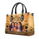 Life Is Better With Sisters - Personalized Leather Handbag