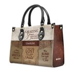 Amazing Grace - Personalized Leather Handbag Mb49