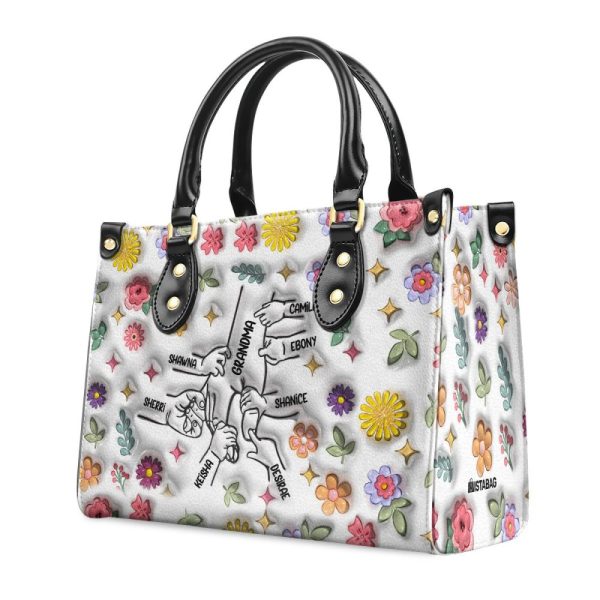 Grandma/Mom - Personalized Leather Handbag Sbt40