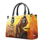 The Struggle Is Real But So Is Jesus - Personalized Leather Handbag Sblhblm2453T
