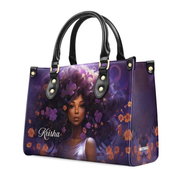 Blooming - Personalized Leather Handbag Mb59