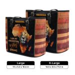 I Am My Ancestors Wildest Dreams - Personalized Leather Totebag