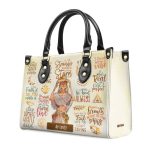 Stronger Than The Storm - Personalized Leather Handbag Sbhn14