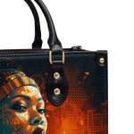 Afrofuturism01 - Personalized Leather Handbag Sb117