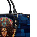Black Mom Magic - Personalized Leather Handbag - Sb14A