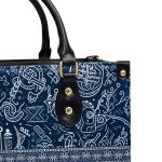 African Culture - Four Seasons - Personalized Leather Handbag Stb115