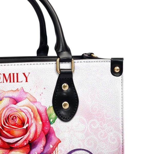 Enamored - Personalized Leather Handbag - Stb140