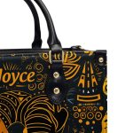 The Ancient Time Unique Texture - Personalized Leather Handbag Stb15