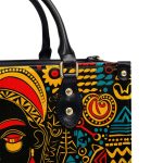 African Culture - Personalized Leather Handbag With Unique Texture Stb17