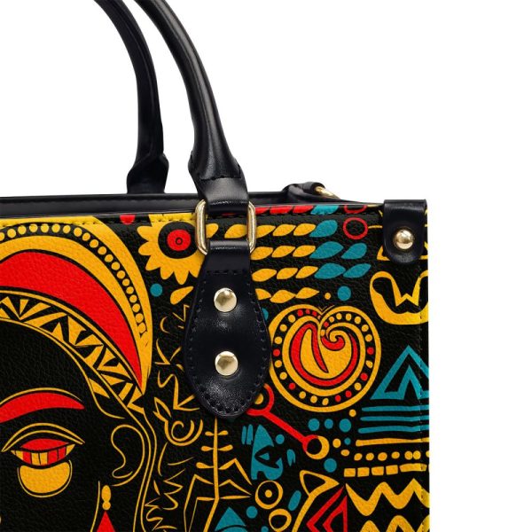 African Culture - Personalized Leather Handbag With Unique Texture Stb17