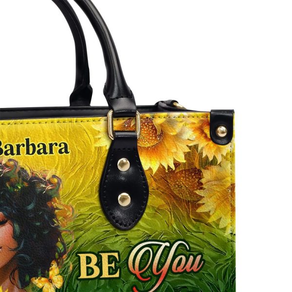 Be You With No Apologies - Personalized Leather Handbag