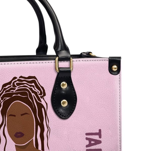 I Didn'T Come This Far To Only Come This Far - Personalized Leather Hand Bag Stb100