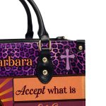 Have Faith In What Will Be - Personalized Leather Handbag