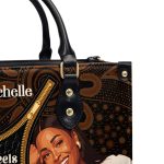 She Who Kneels Before God Can Stand Before Anyone - Personalized Leather Handbag