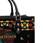 Juneteenth - Personalized Leather Handbag Sblhbt51