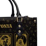 The Big Three Zodiac Signs - Personalized Leather Handbag Sbhn08