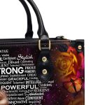 Africa Map - Leather Handbag Sb454